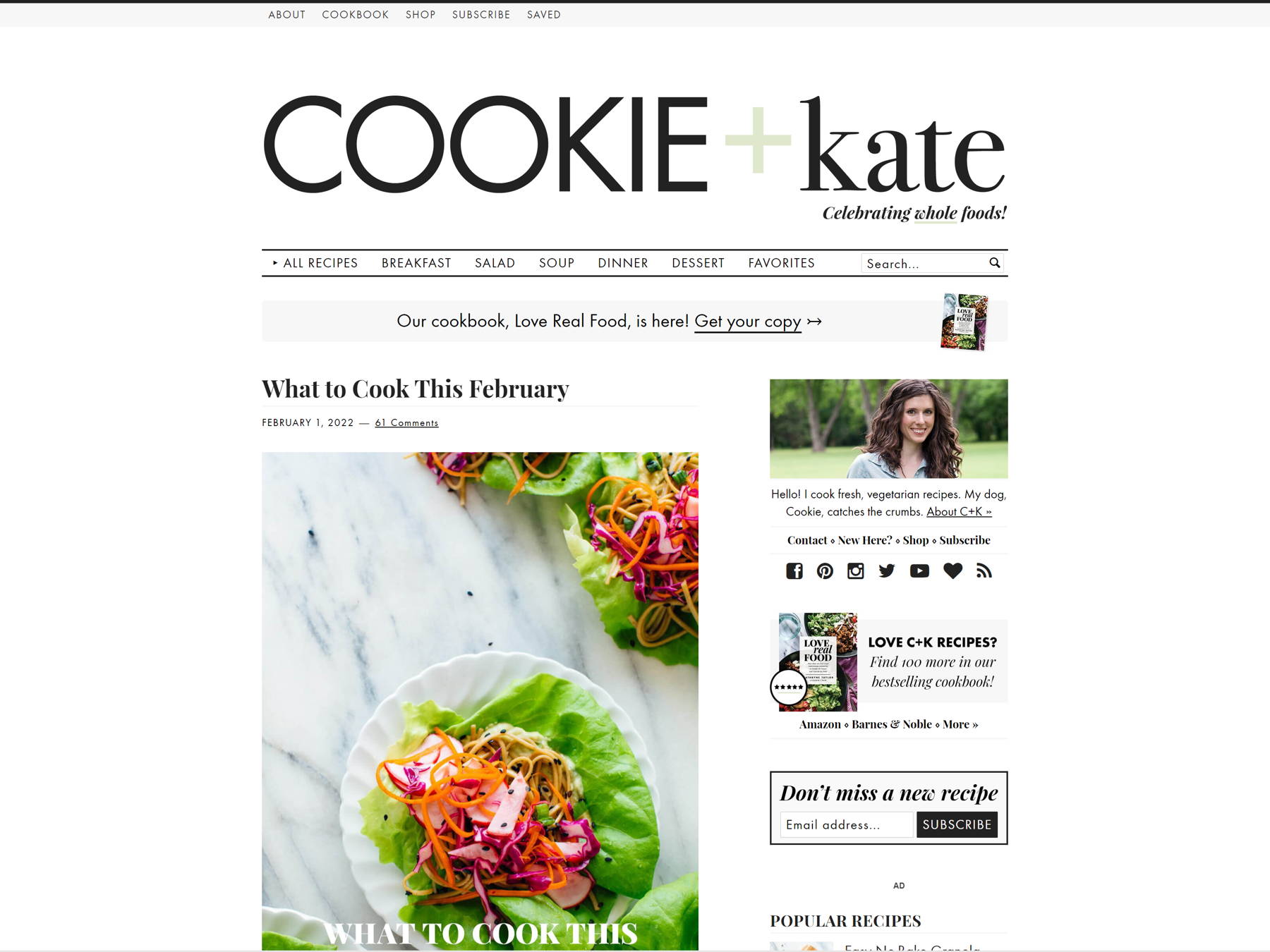 Скриншот Куки и Кейт из коллекции примеров блога.