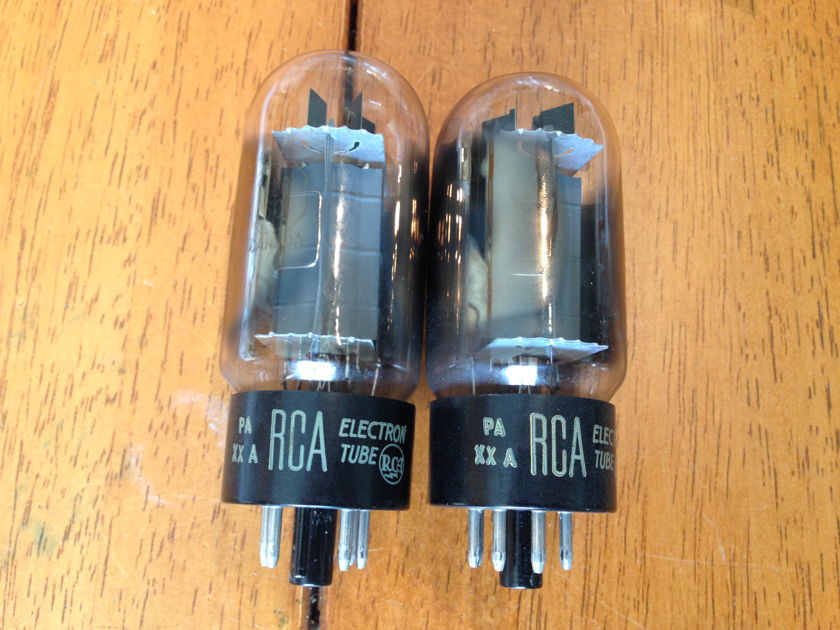RCA 6L6 6L6GC strong matched tubes pair