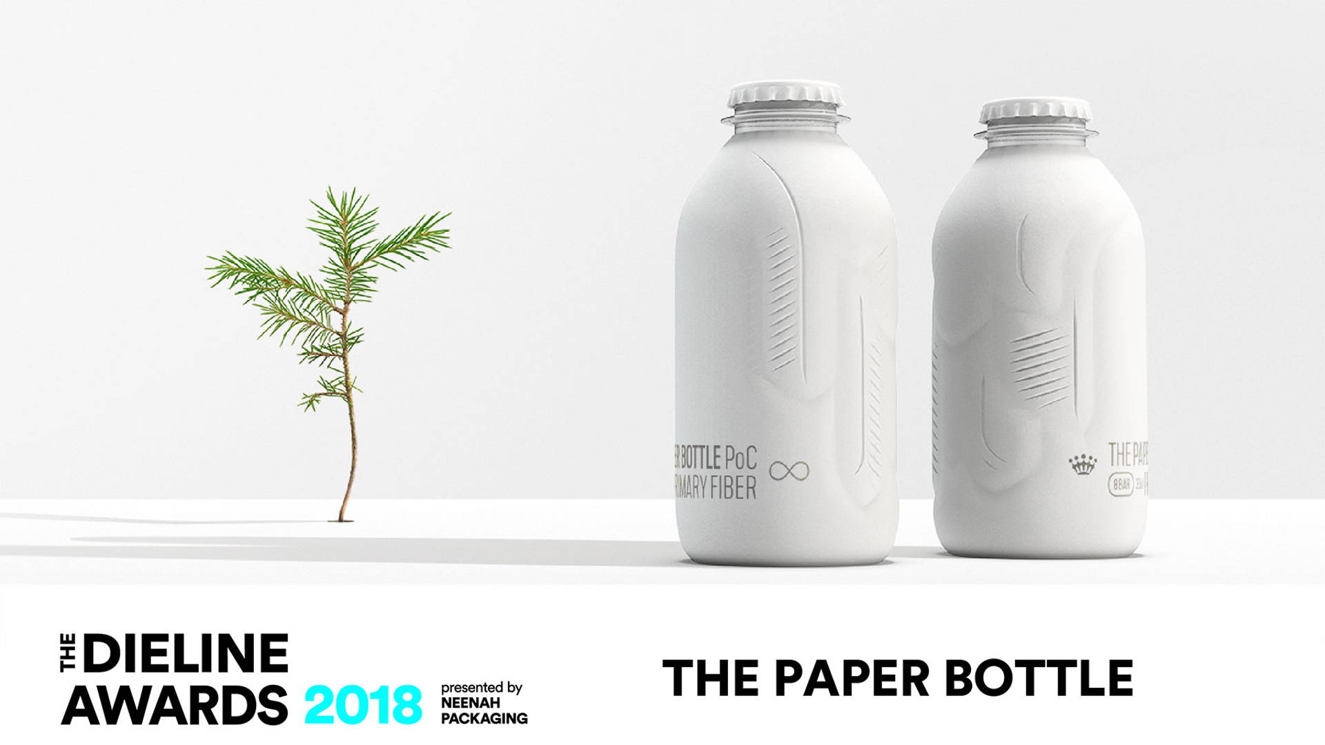 Featured image for The Dieline Awards 2018 Outstanding Achievements: The Paper Bottle