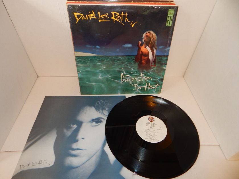 DAVID LEE ROTH - Crazy From The Heat (4 Cut EP) Edgar Winter Shrink LP NM