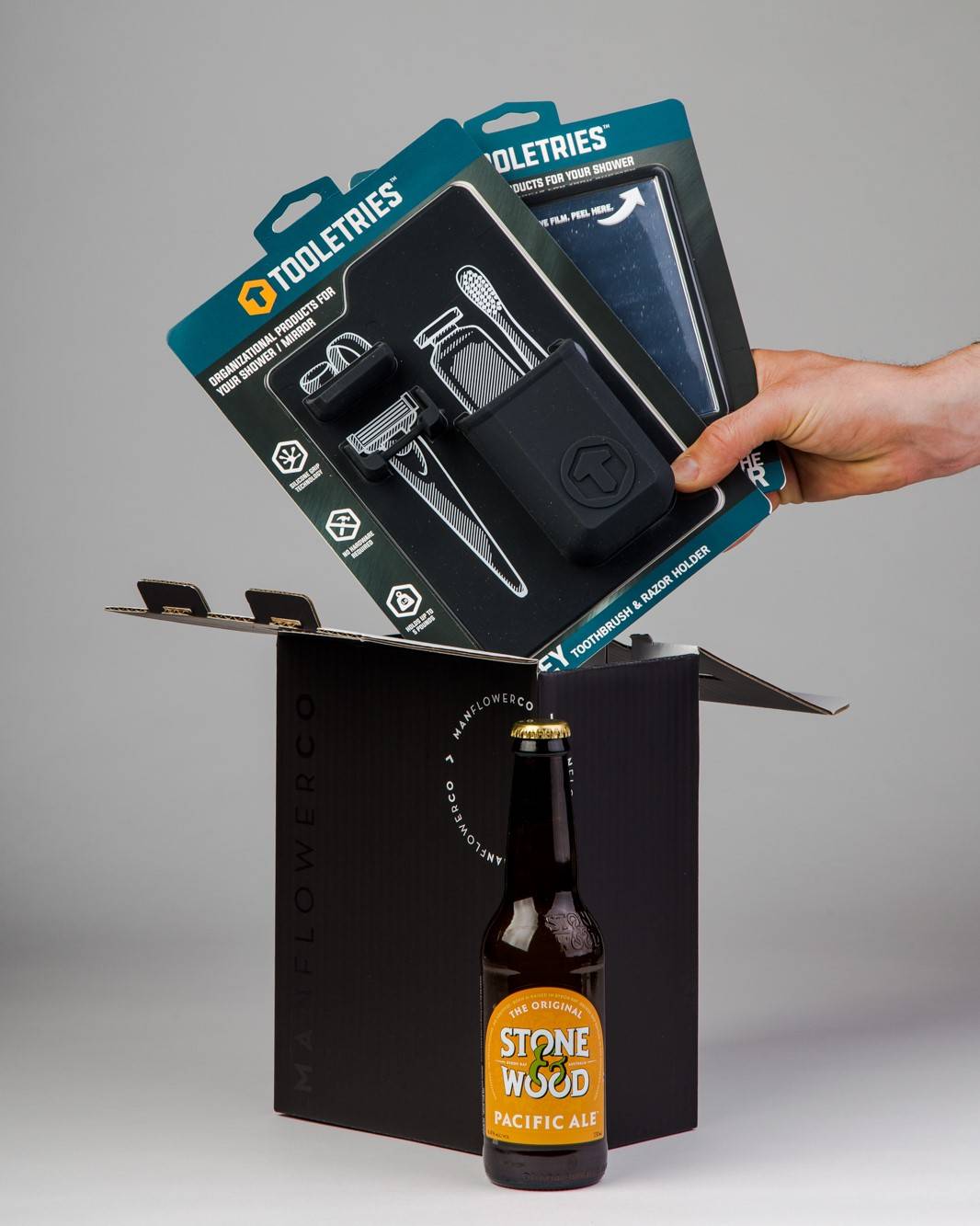 Tooletries + Beer, part of Manflower Co's range of Valentine's Day gifts for men.