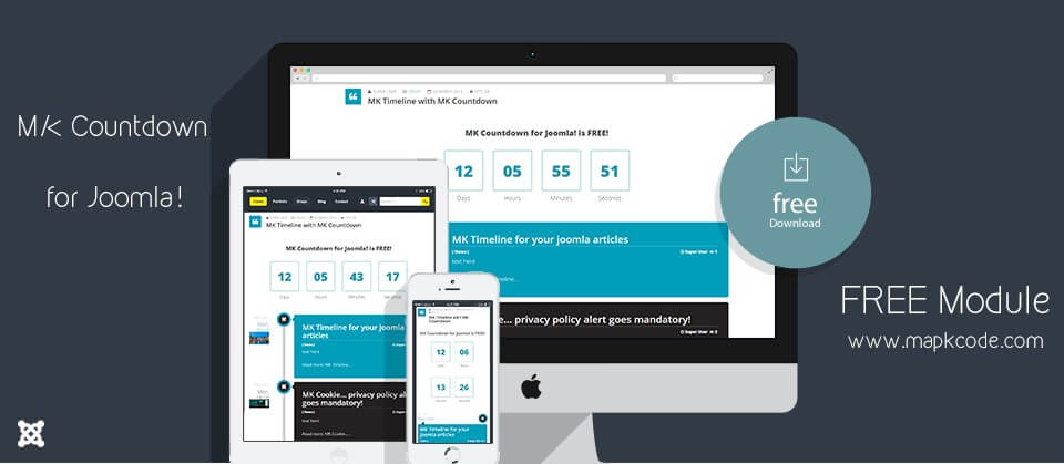 MK Final Countdown - счётчик обратного отсчёта в Joomla