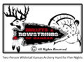 Two-Person Kansas Archery White-tailed Buck Hunt During the Rut 