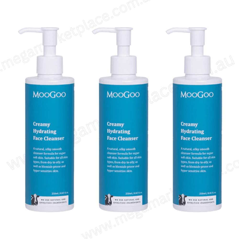Lot of 3| Moogoo Creamy Hydrating Face Cleanser 250ml
