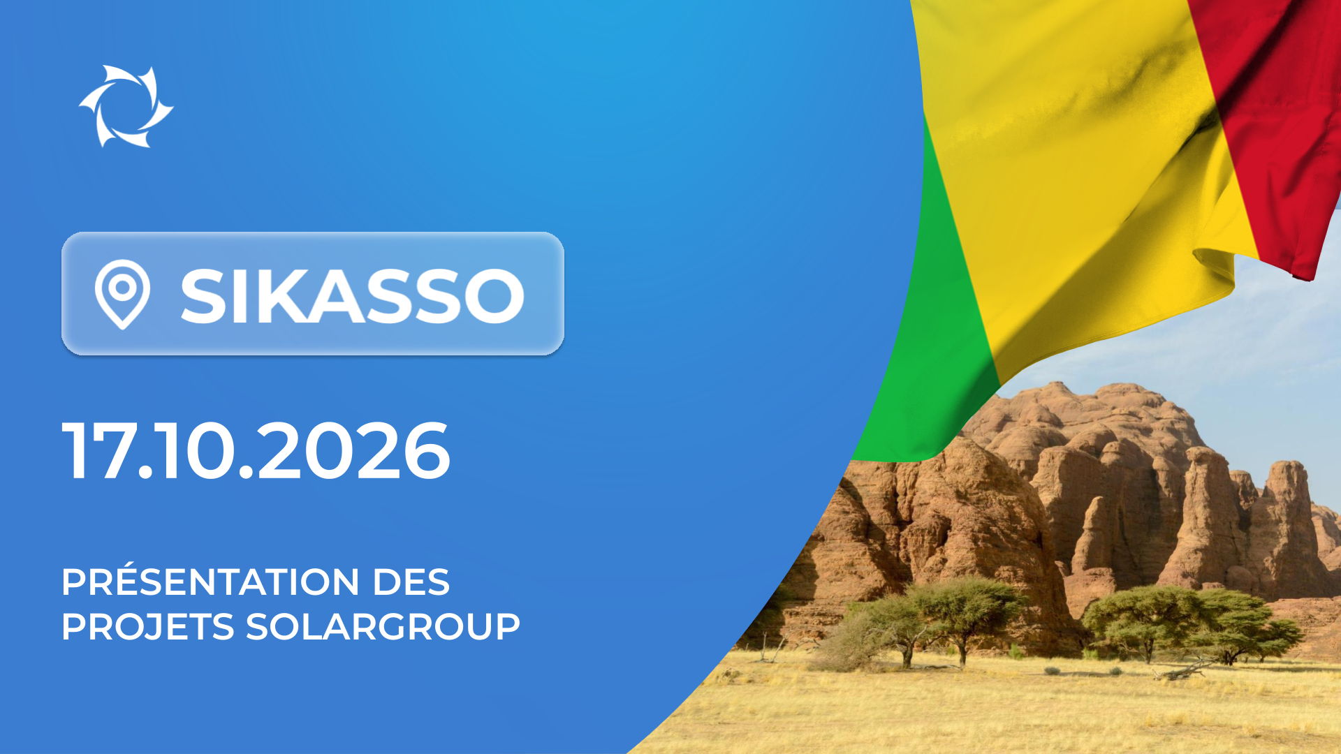 Présentation des projets SOLARGROUP  à Sikasso au Mali