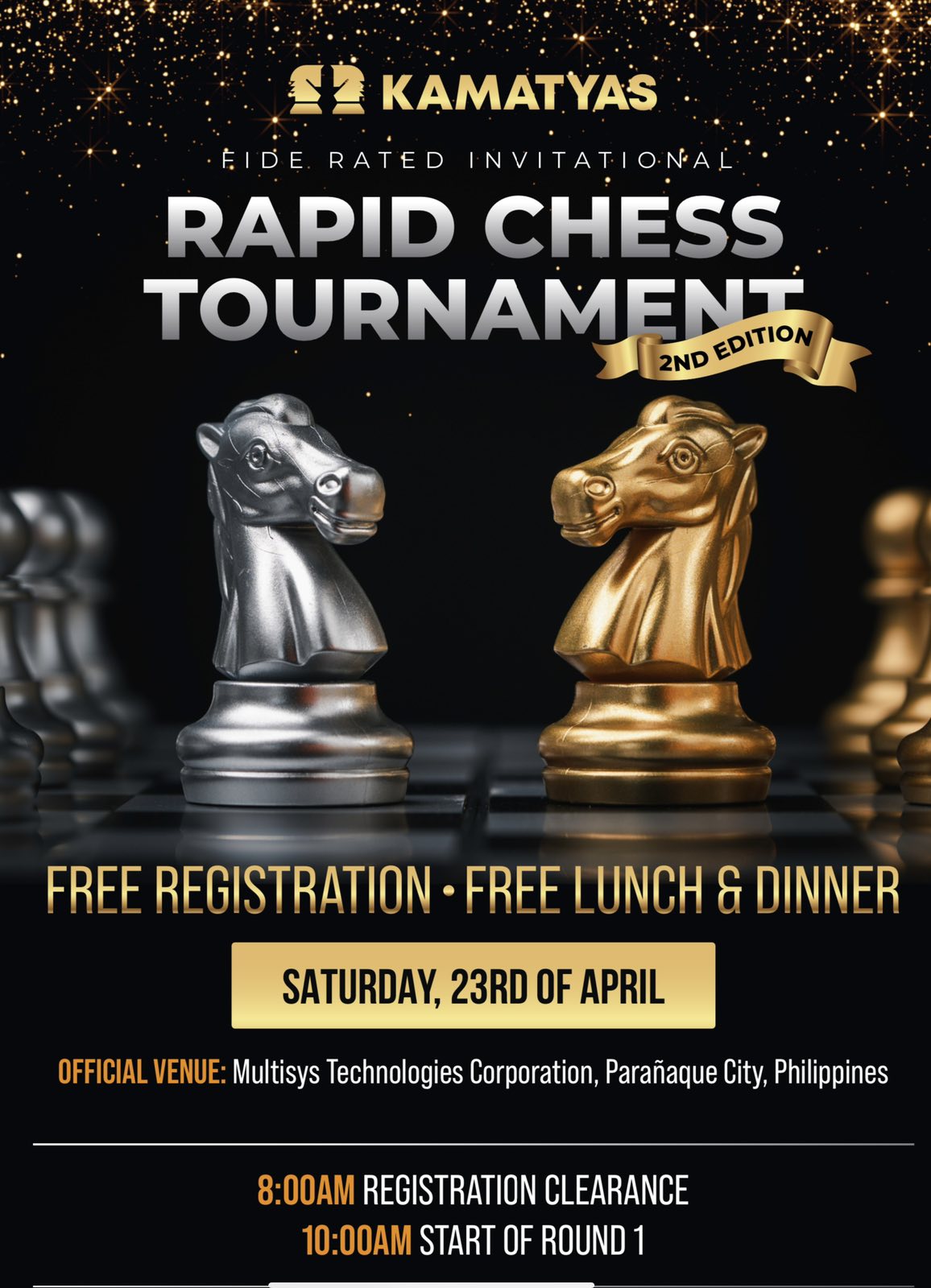 Rated Rapid Chess Tournament For All Ages And Skill Levels May 21