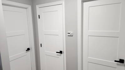 Residential interior door