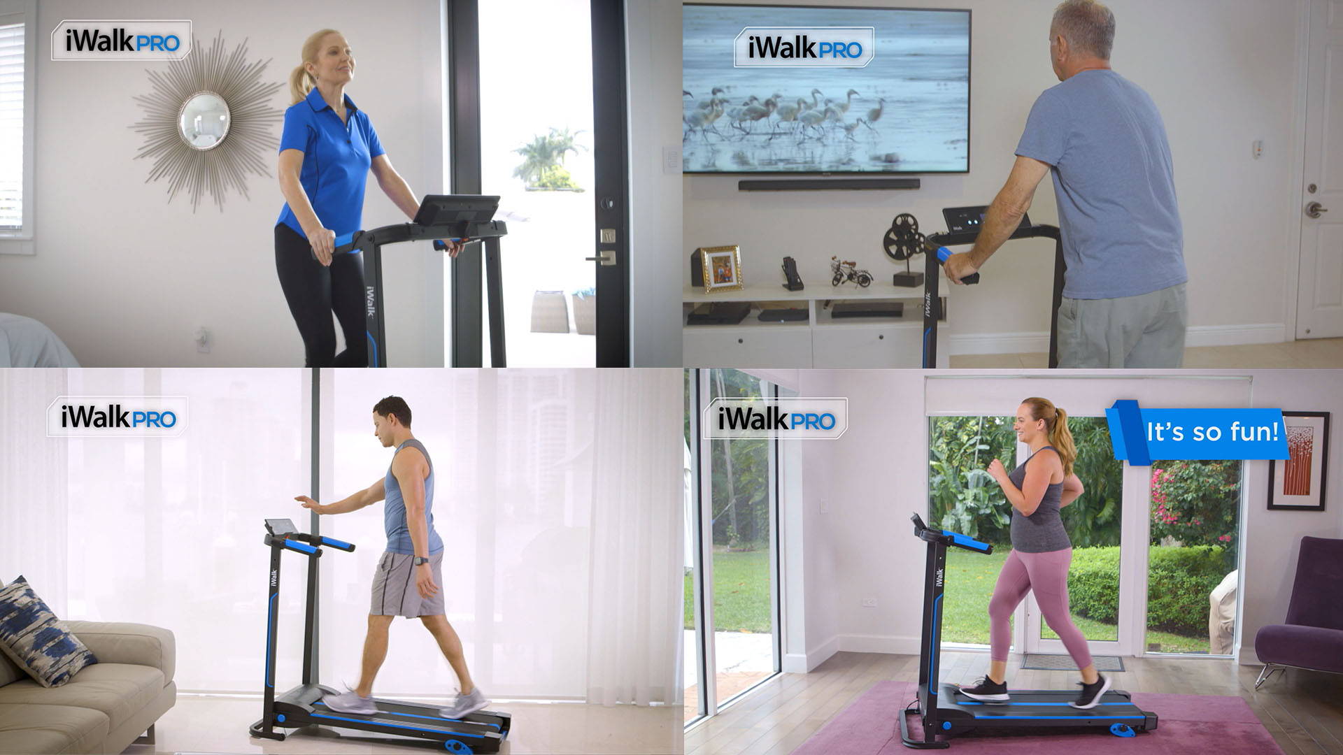 Caminadora plegable - iWalk Pro — Teleshopping