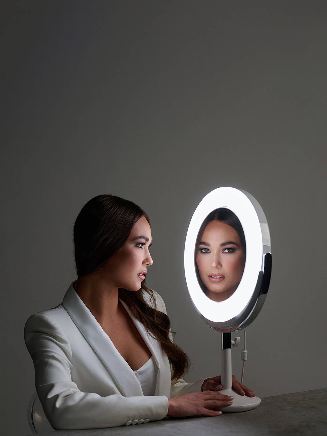ilios lighting beauty ring makeup mirror with light ring