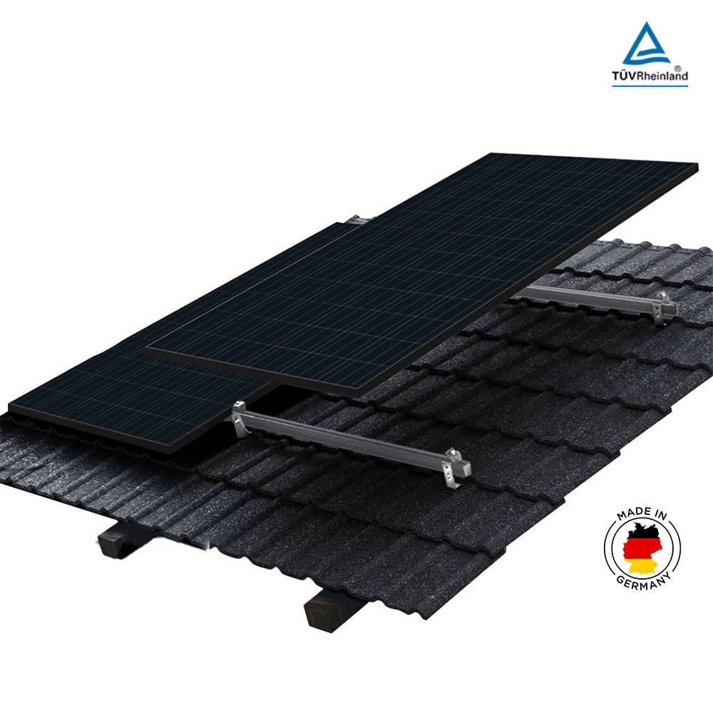 Dachhalterung für eine Stecker-Solaranlage