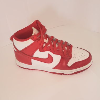 Nike Dunk - Sneaker high - white/ university red
