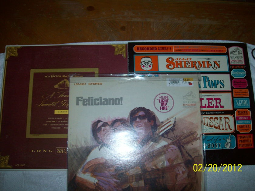 RCA Red Seal Records - Allen Sherman "Peter The Great" and "A Treasury of Immortal Performances - Caruso"