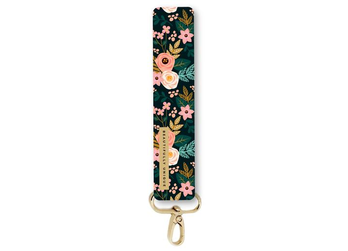 Floral Wristlet Key Fob