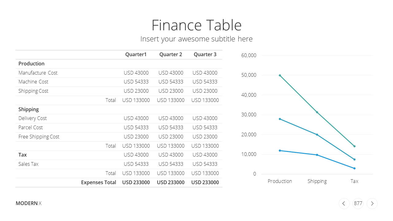 Modern X Consulting Firm Proposal Presentation Template Subtitle