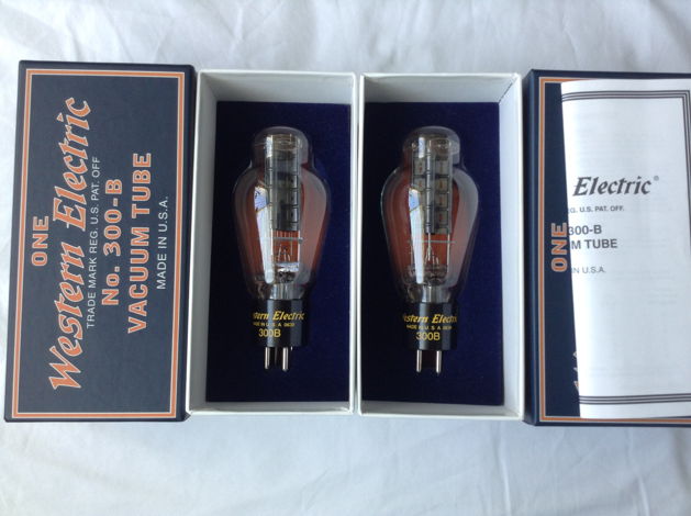 MATCH PAIR WESTERN ELECTRIC 300B