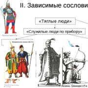 Укажите название военно служилого сословия представители которого преимущественно изображены картины