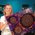Olga Soby Art - Royal Purple Mandala Art