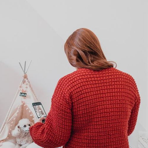 Red Apple Blouse Knitting Pattern