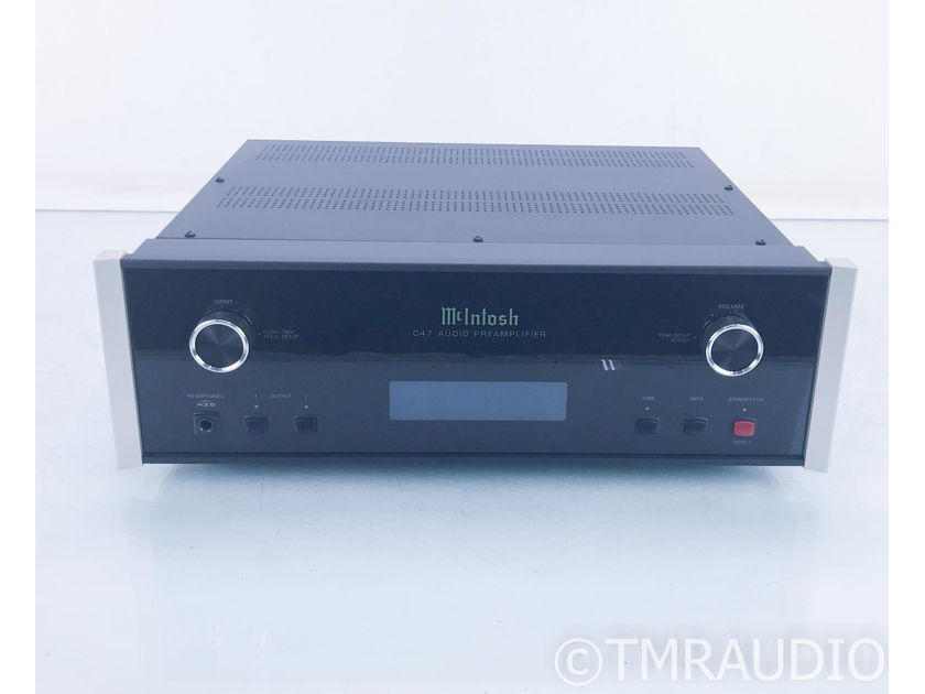 McIntosh C47 Stereo Preamplifier / DAC D/A Converter; MM/MC Phono (16514)