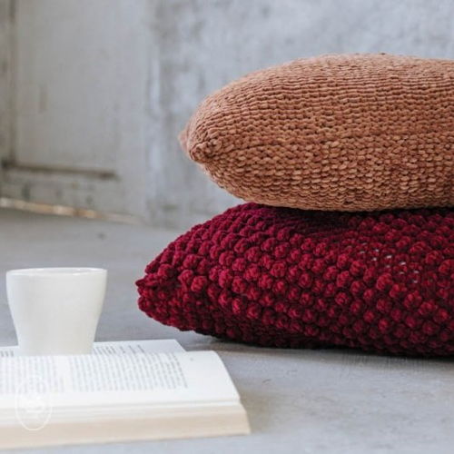 Gratis Breipatroon voor 'Gebreid Kussen met Reliëf' - Breipatroon Kussen - PDF