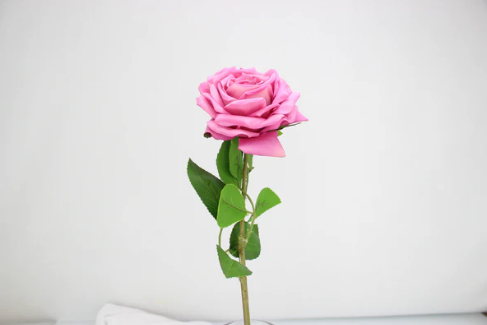 Fuchsia Dream Real Touch Rose - Realistic Artificial Flowers - Image 2