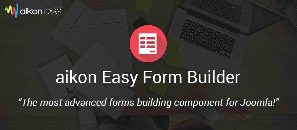aikon Easy Form Builder - легкий установщик форм на сайте Joomla