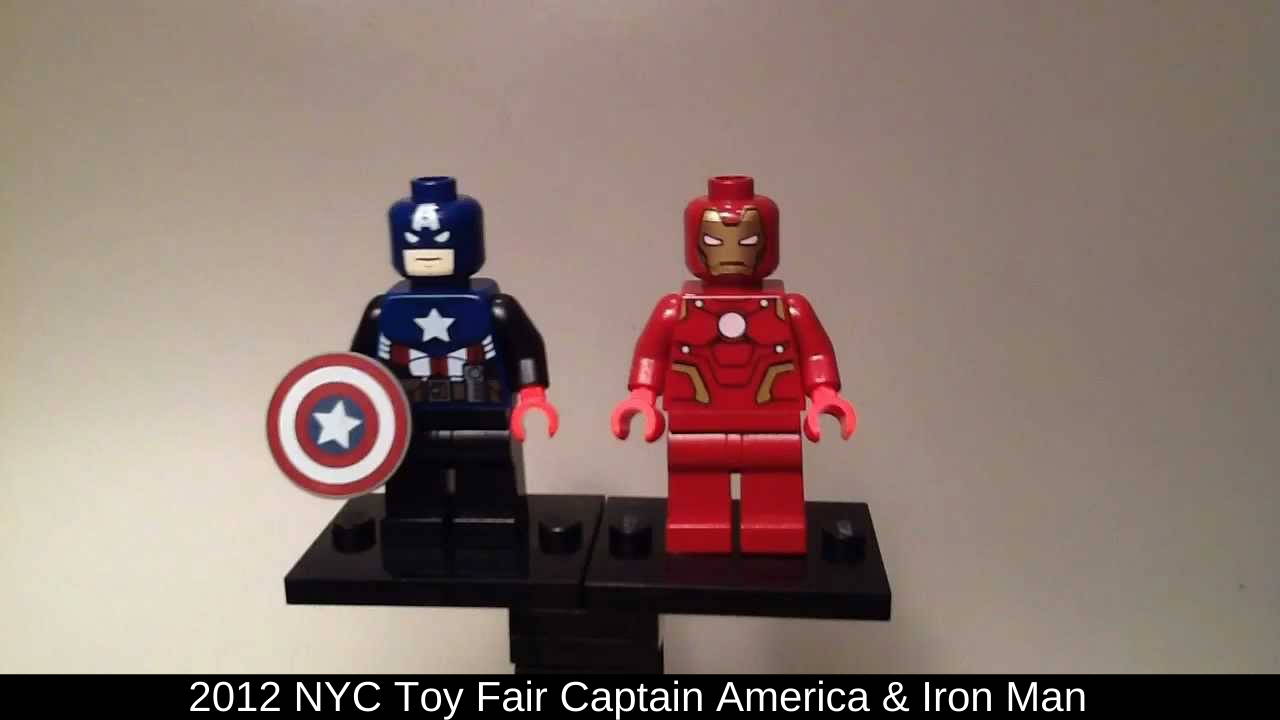 LEGO New York Toy Fair Captain America and Iron Man