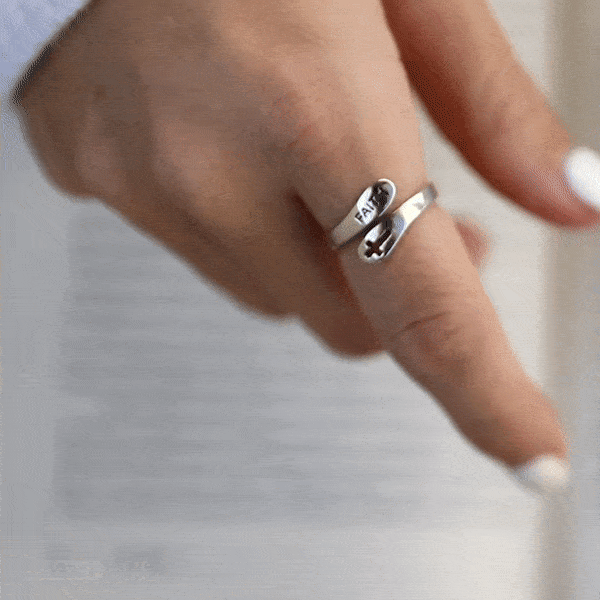 Faith Ring | 925 Sterling Silver Faith Ring | Shop Now