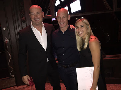 Tom Lydon, Doug Heikkennen and Catherine Frick at Lydon's perennially successful ETF after-party.