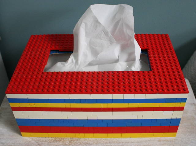 DIY LEGO Tissue Box