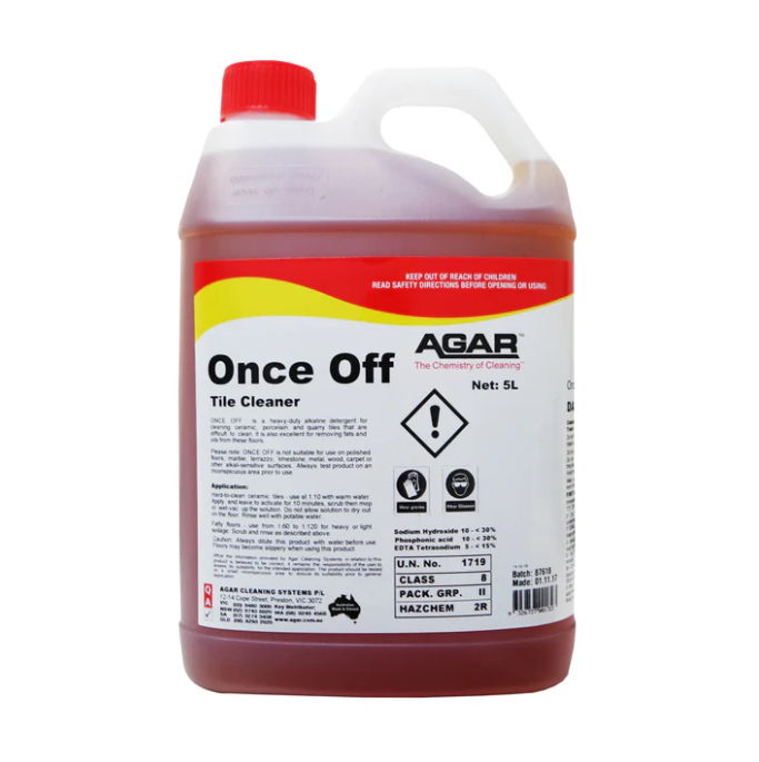 Agar Once Off 5L