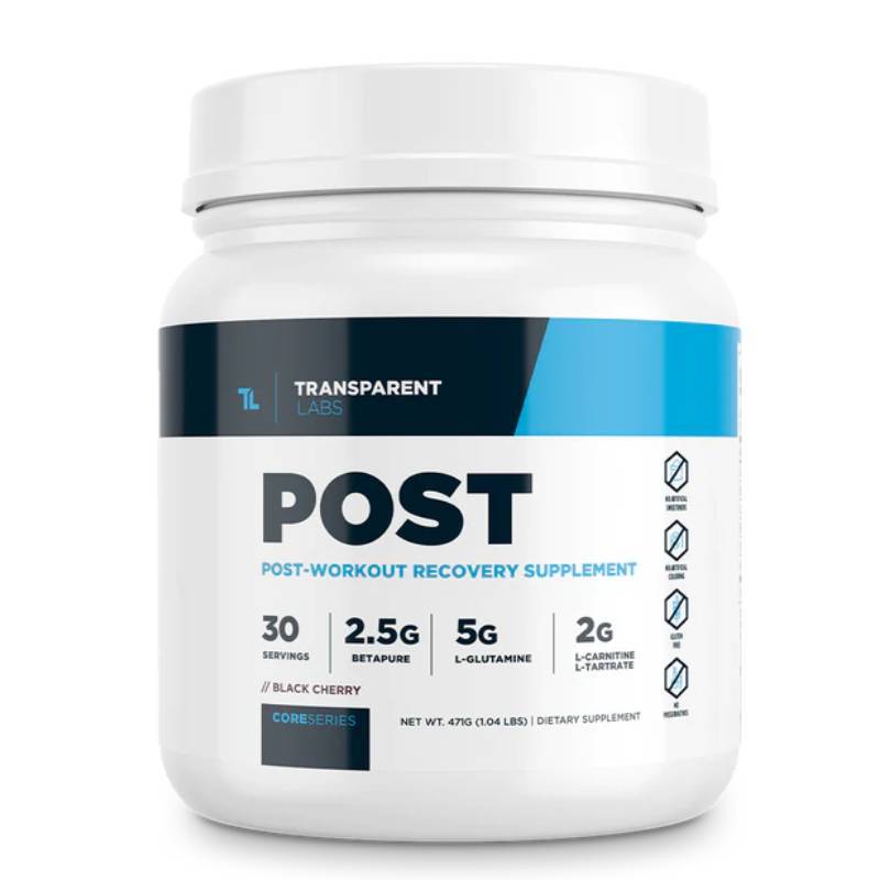 Post supplement from Transparent Labs