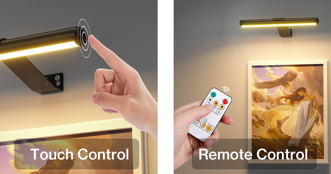 Wireless Portable LED Lights Touch & Remote Control