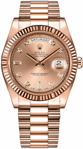 Rolex Day-Date II Champagne Dial Diamonds