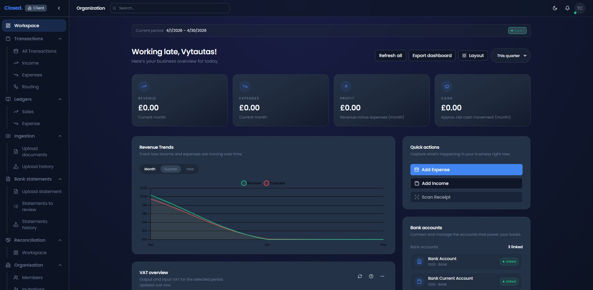 Database Tuning developers developer - Vytautas B.'s portfolio image