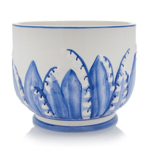 Moda Domus Lily Of The Valley Large Ceramic Cachepot
