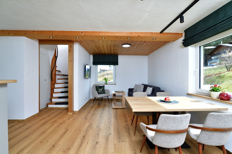 Große Chalet Ferienwohnung auf zwei Etagen im Kleinwalsertal