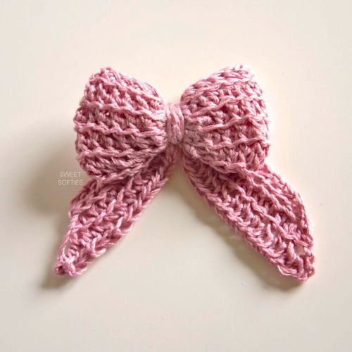 Tutorial de crochê MAISIE BOW · Padrão de crochê fácil, rápido e gratuito