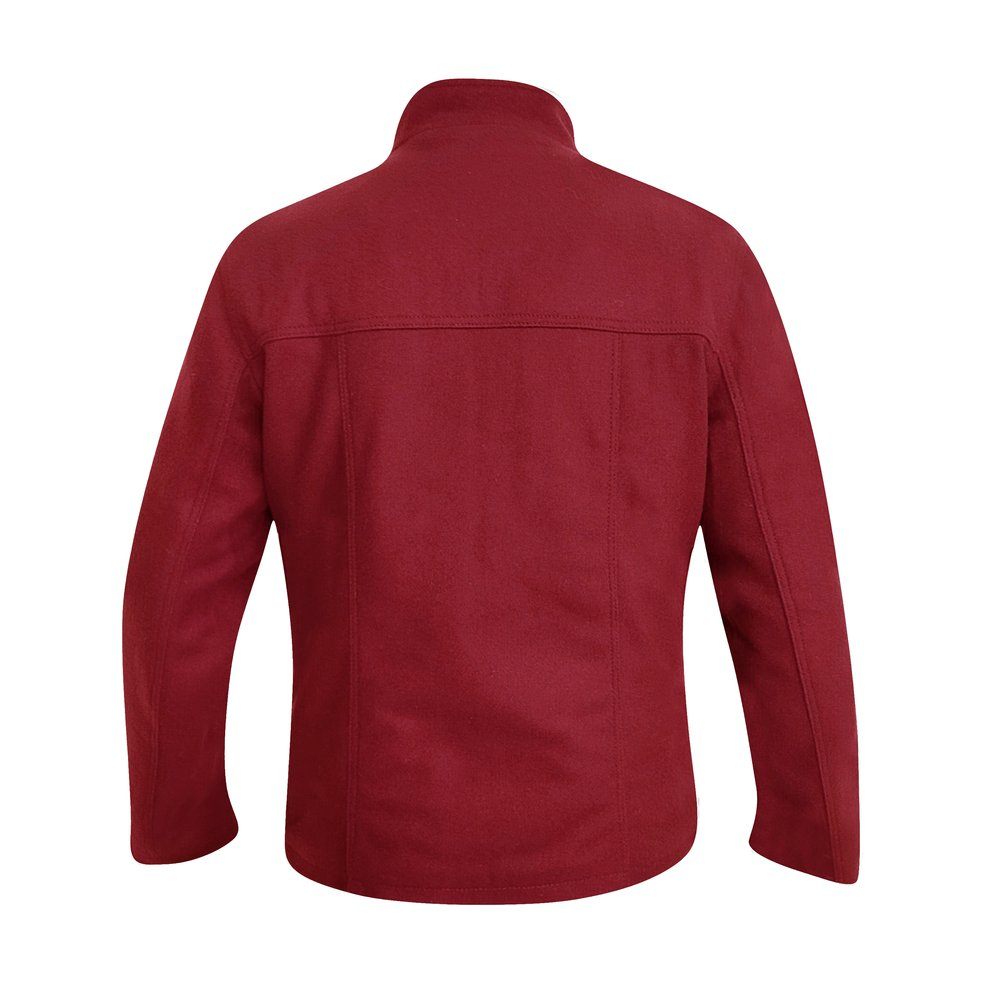 VENICE - Burgundy WOOL AND CASHMERE - Image 4