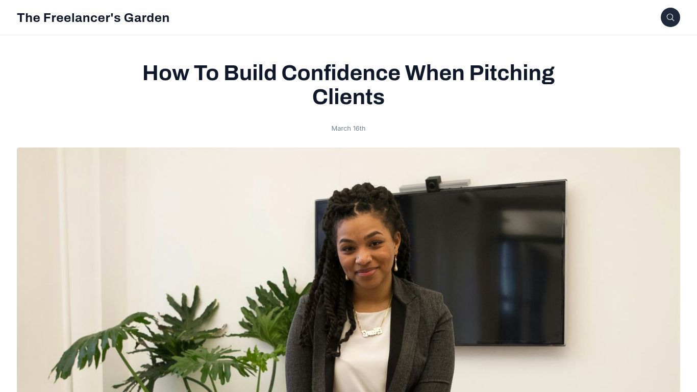 How To Build Confidence When Pitching Clients