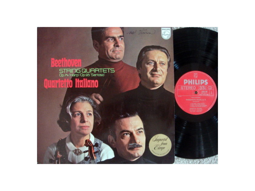Philips / QUARTETTO ITALIANO, - Beethoven String Quartets No.10 & 11,  MINT!
