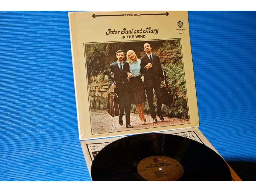 PETER, PAUL & MARY  -  "In The Wind" -   Warner Bros1963 original 'Gold Label' 1st pressing