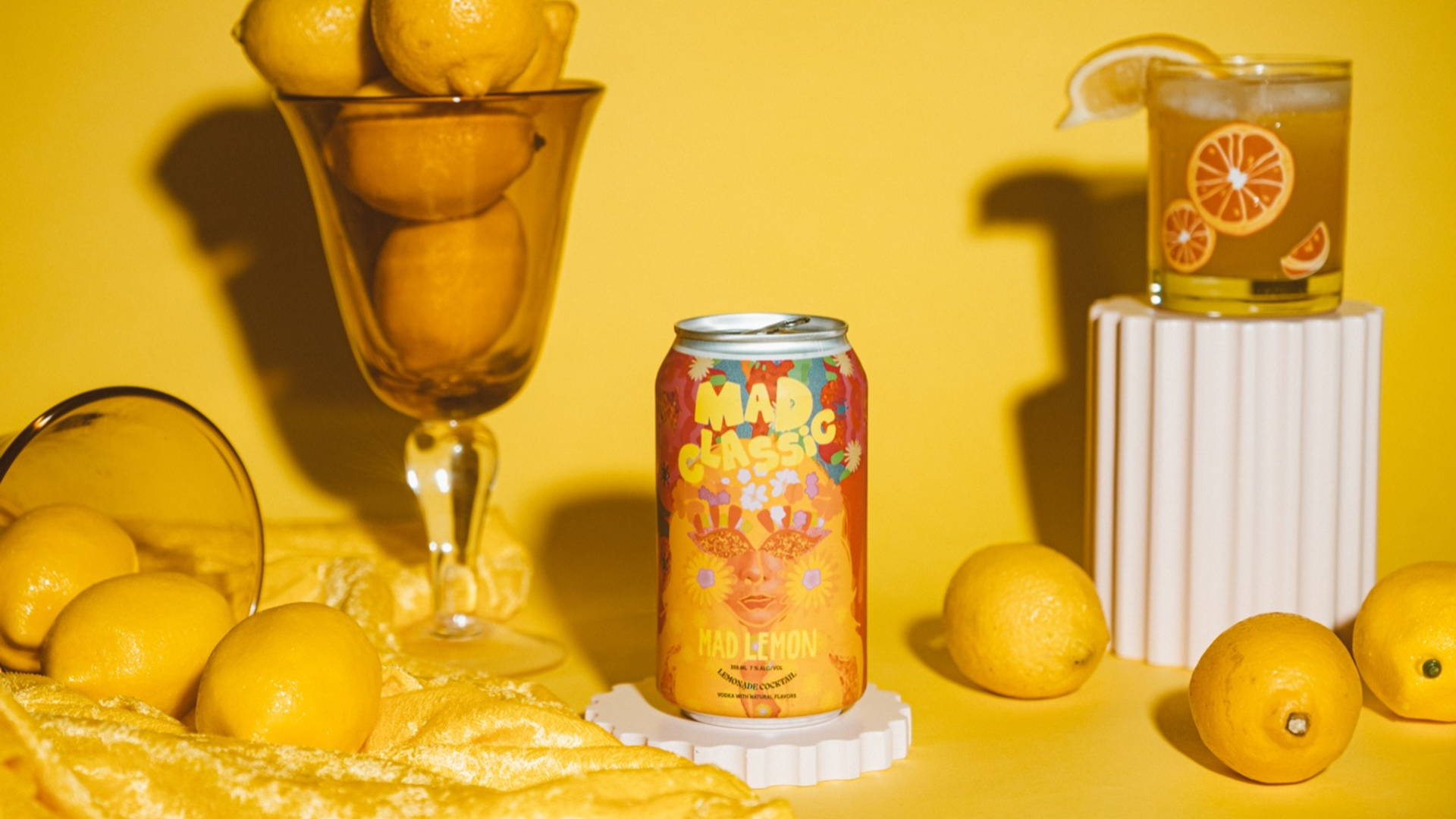 Featured image for Mad Lemon's Brilliant Can Design Comes To Life Through Psychedelic Personas