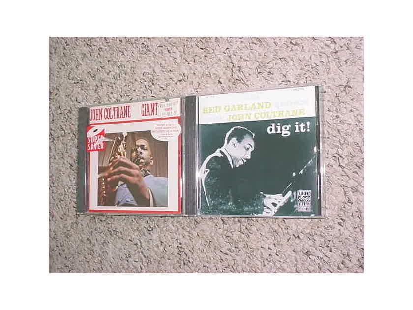 jazz John Coltrane - 2 cd cd's 1 is sealed giant steps & dig it Red Garland quintet