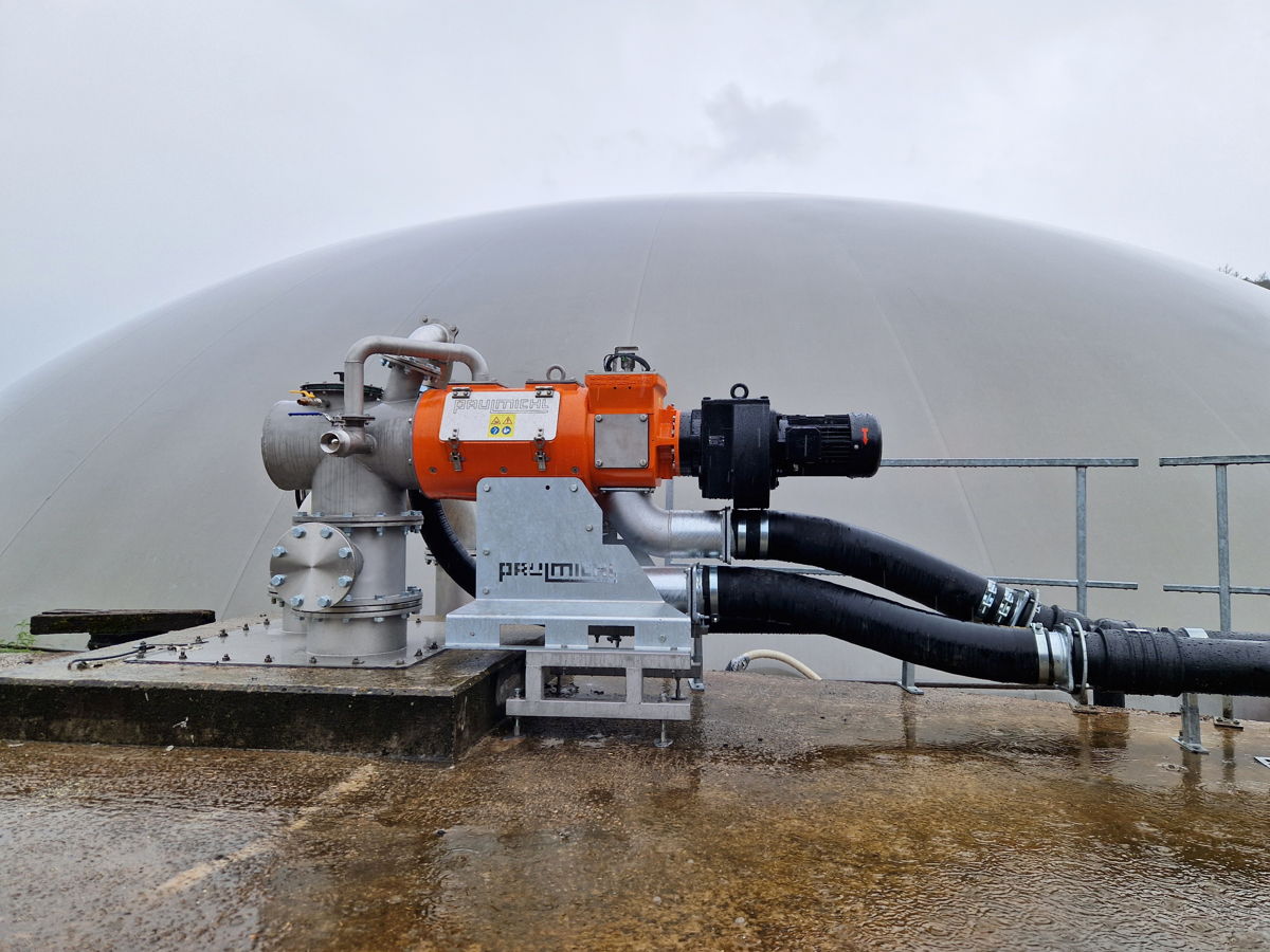 Separator für Biogas im Einsatz