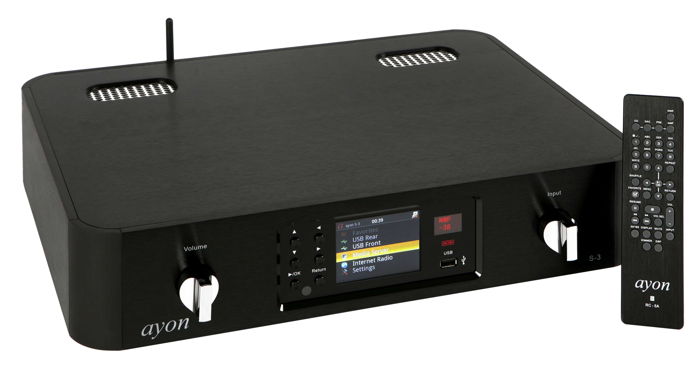 AYON AUDIO S3 TUBE MEDIA SERVER "BEST OF SHOW" 8 YEARS!