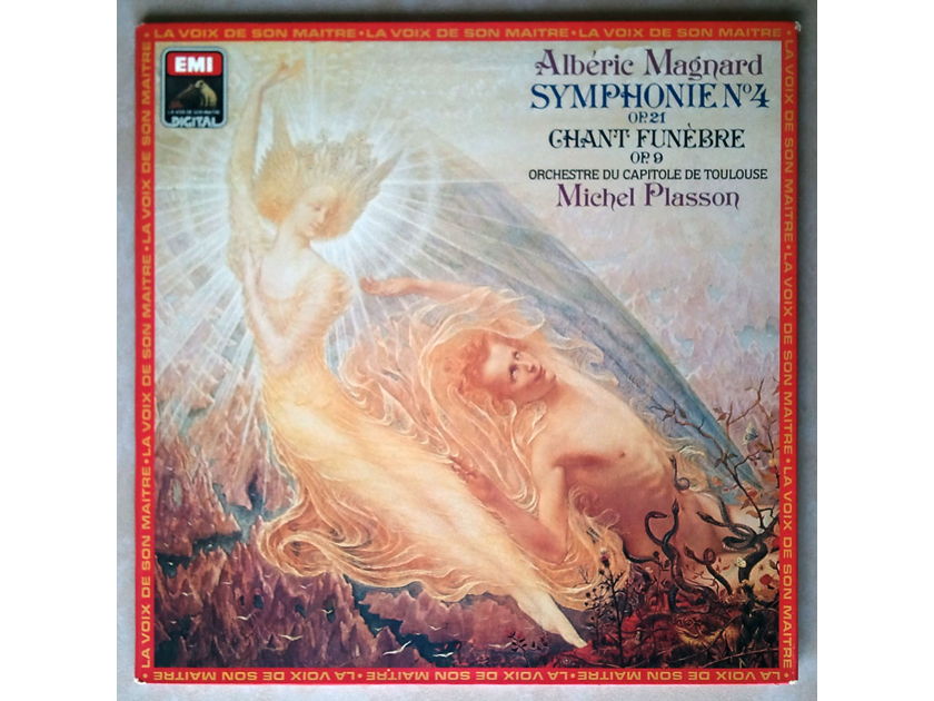 EMI  | MICHEL PLASSON / - ALBERIC MAGNARD Symphony No. 4, Chant Funebre Op. 9 | Imported from France - NM