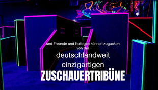 lasertag duesseldorf einzigartige zuschauertribüne