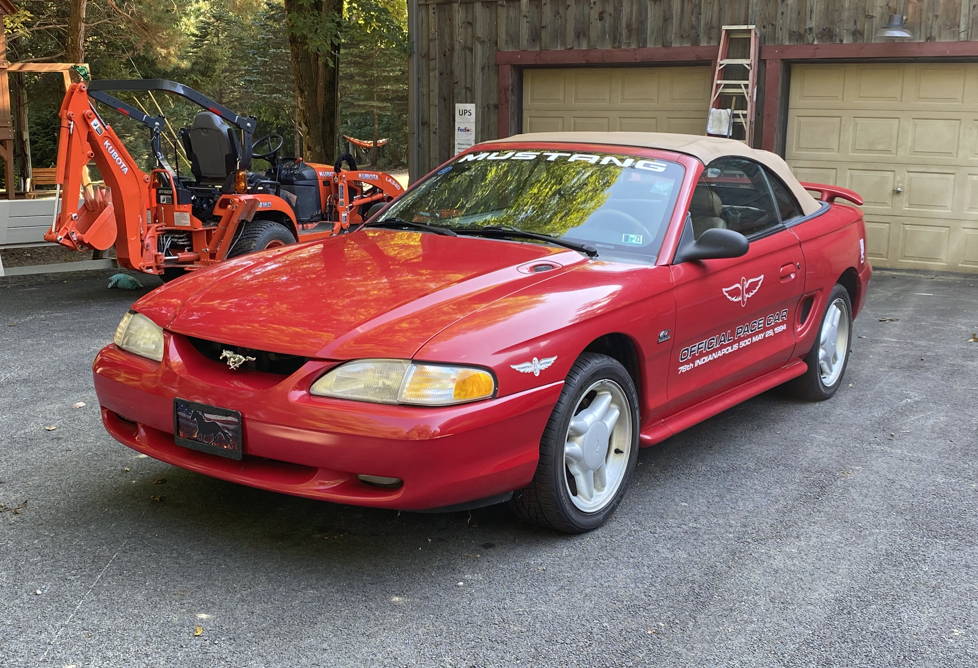 1994 ford mustang pace car gt vehicle history image 3