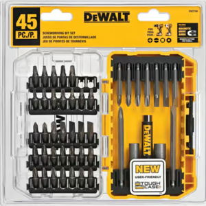 DeWalt 2 in. L Screwdriving Set Heat-Treated Steel 45 pc
